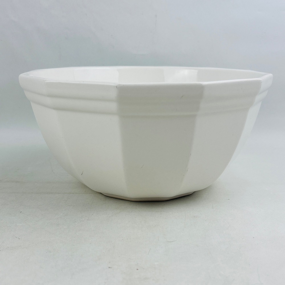 Pfaltzgraff Heritage White 1.5 Qt Mixing Bowl 458 Stoneware‎ 8" Discontinued